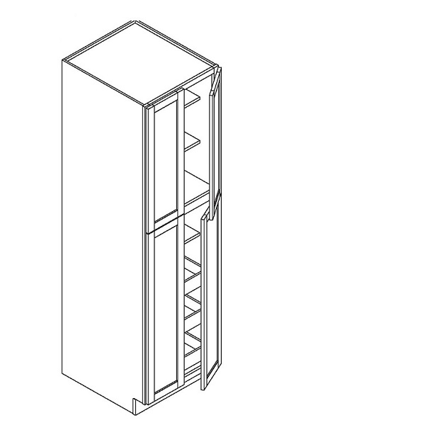 Tp309624 Tall Pantry Cabinet 30 W X 96 H X 24 D Cabinet World